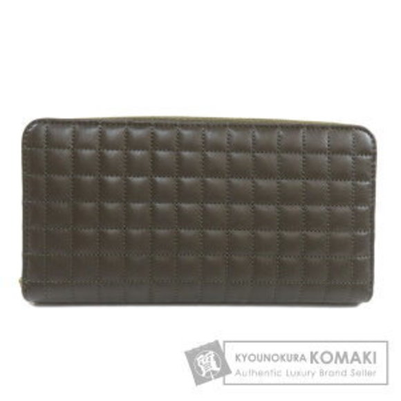 Celine Stitch Motif Long Wallet Coin Calfskin - Picture 1 of 9